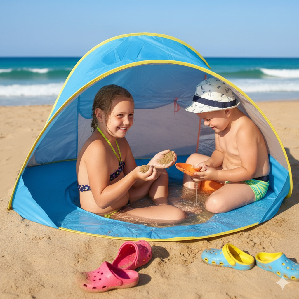 Tenda de Praia Infantil com Piscininha