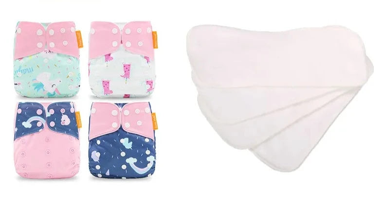 Fraldas Ecológicas para bebe de 3-15 Kg - Compre a fralda e ganhe o absorvente - Criatividade Materna