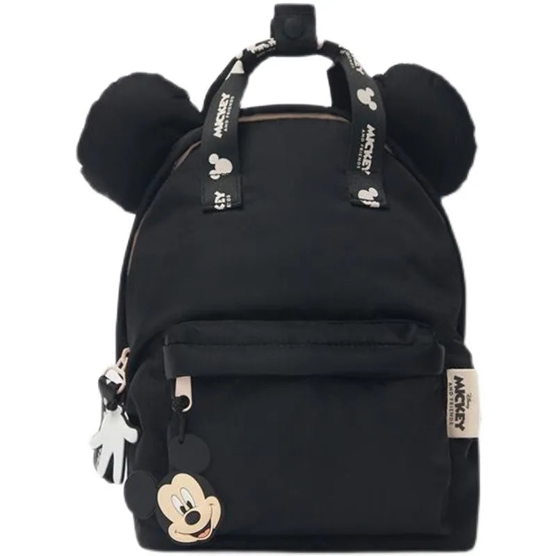 Mochila Infantil Mickey Preta tamanho 26 x19 - Criatividade Materna