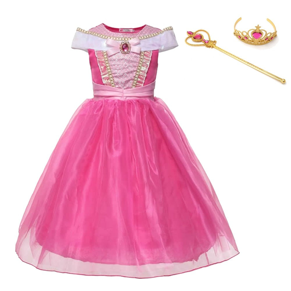 Fantasia Princesa Aurora - Do nº 3 ao 10 - Criatividade Materna