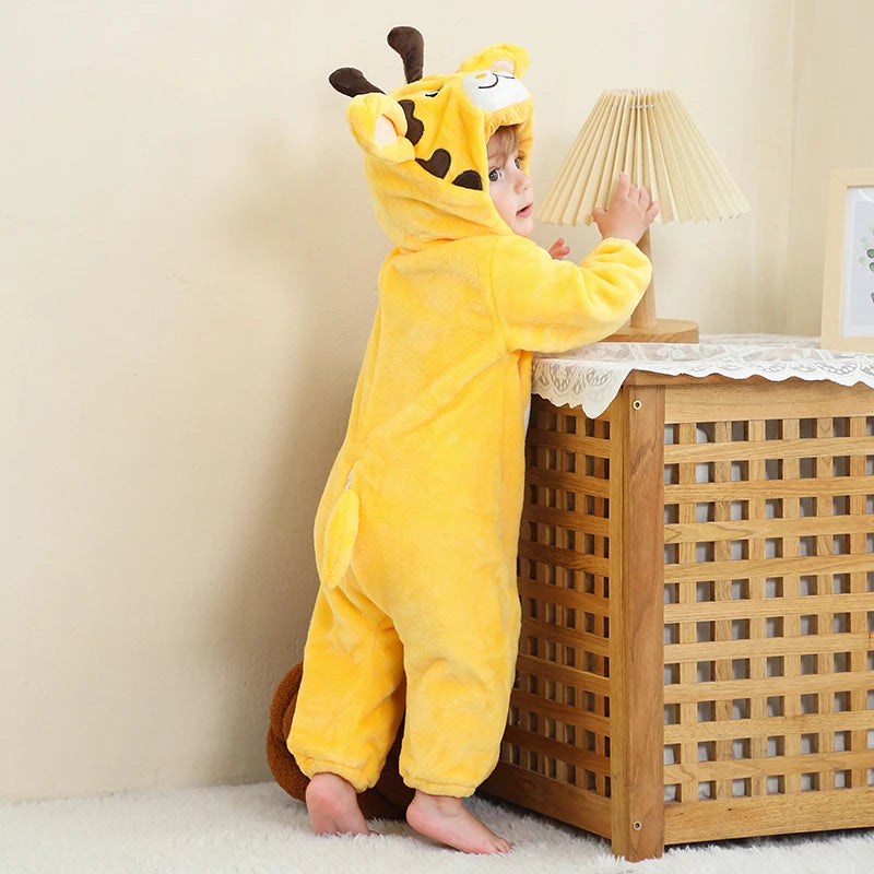 Macacão Infantil Girafa de 2 a 36 Meses - Criatividade Materna