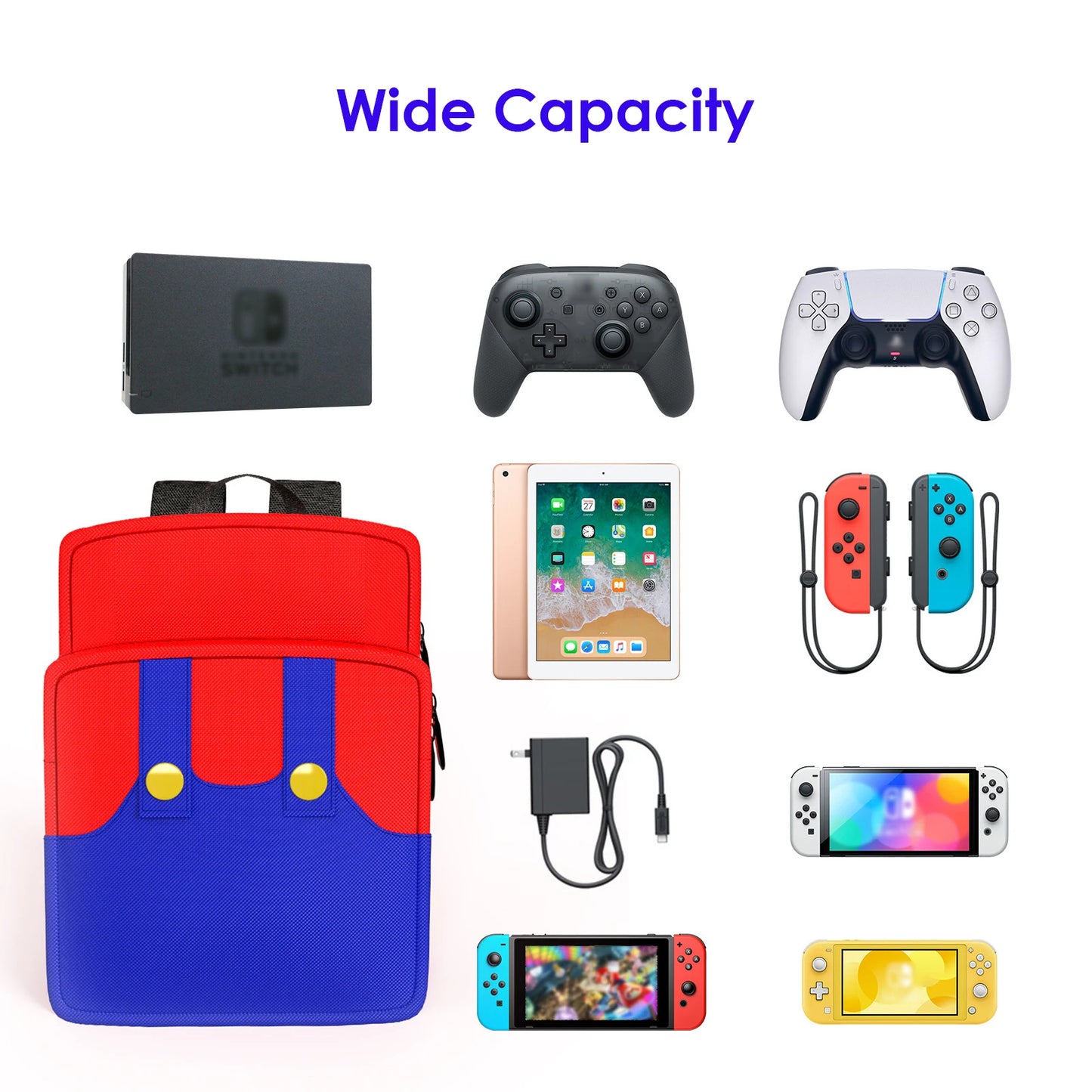 Mochila Juvenil Mario - Criatividade Materna