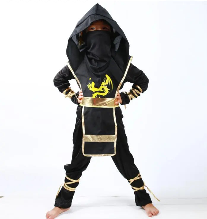 Fantasia ninja infantil, Traje de ninja para crianças, Roupa de guerreiro das sombras, Disfarce ninja criança, Fantasia cosplay de ninja, Traje de artes marciais infantil, Roupa de combate ninja, fantasia menino