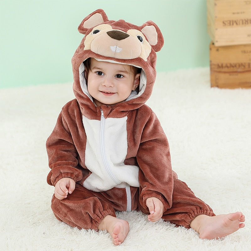 Pijama Macacão Infantil de Bichos - Criatividade Materna