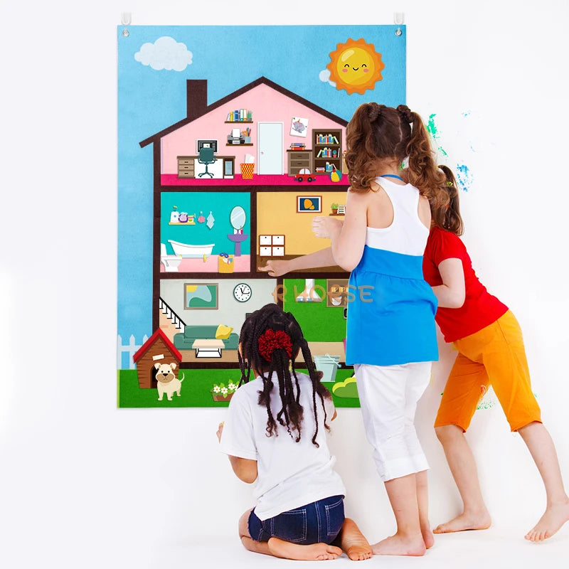 Casinha Mágica interativa 98 Peças - Criatividade Materna