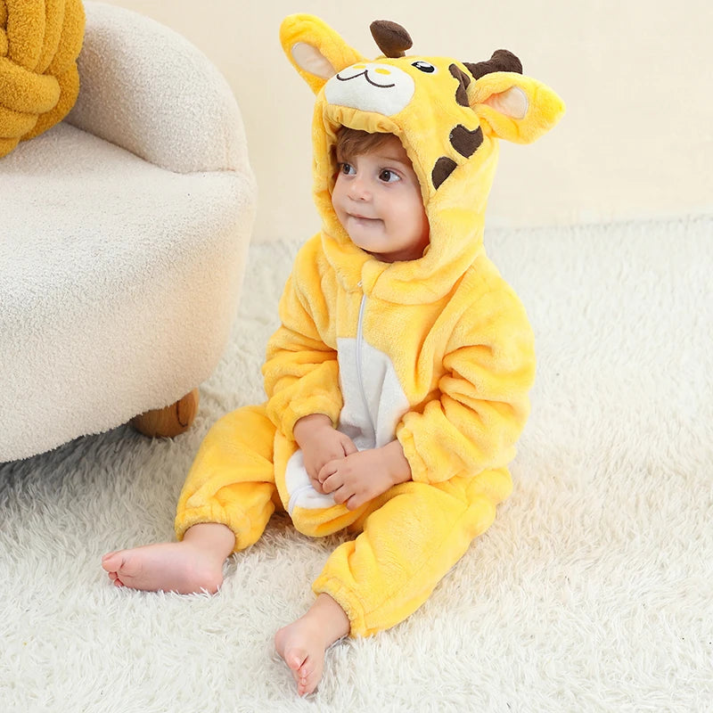 Macacão Infantil Girafa de 2 a 36 Meses - Criatividade Materna