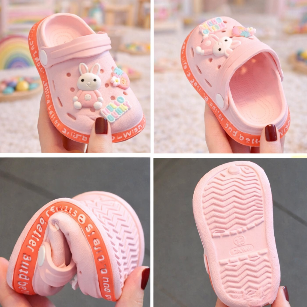 Sandália Infantil Hello Baby – Leve, Confortável e Antiderrapante