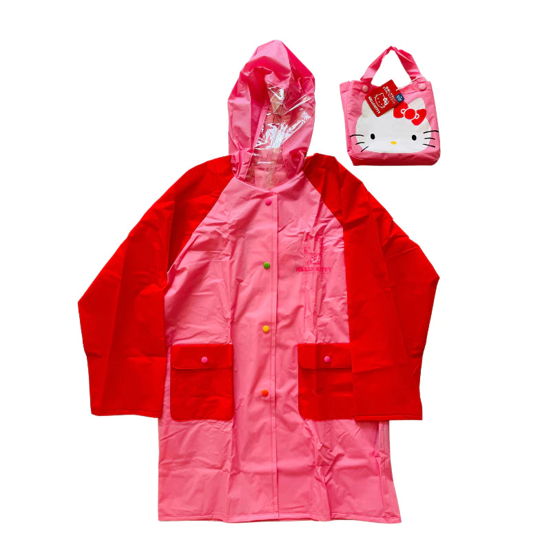 Hello Kitty: Capa de Chuva Juvenil com Capuz - Proteção e Estilo