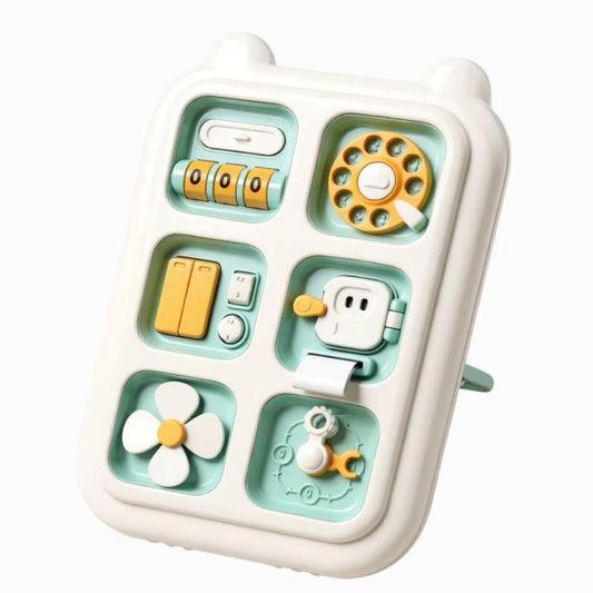 Painel Sensorial Montessori Interativo para Bebês