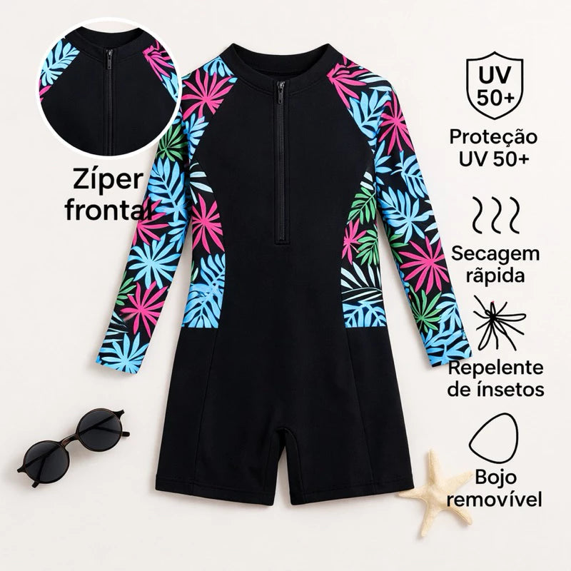 Macacão Infantil Aquático em Lycra Resistente