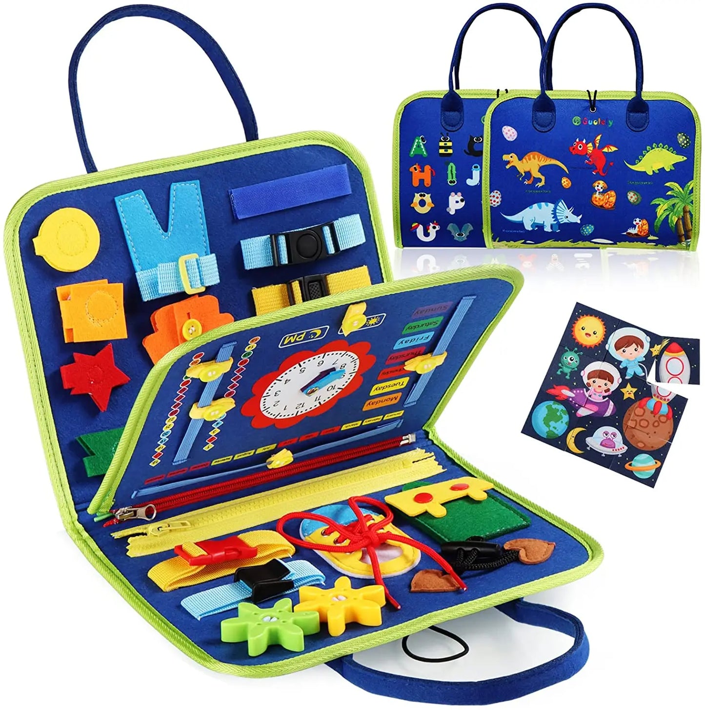 Quadro Montessori portátil, brinquedo educativo compacto para crianças pequenas, ideal para viagens