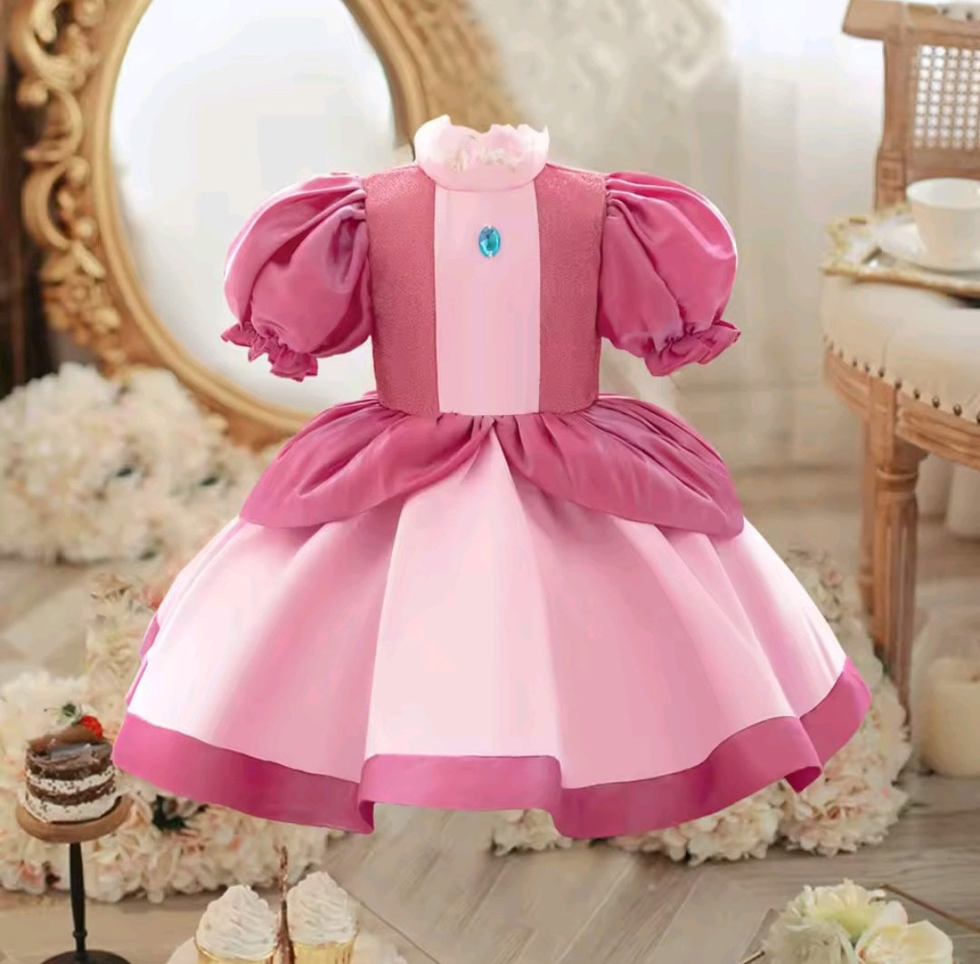 Vestido Princesa Peach Luxo