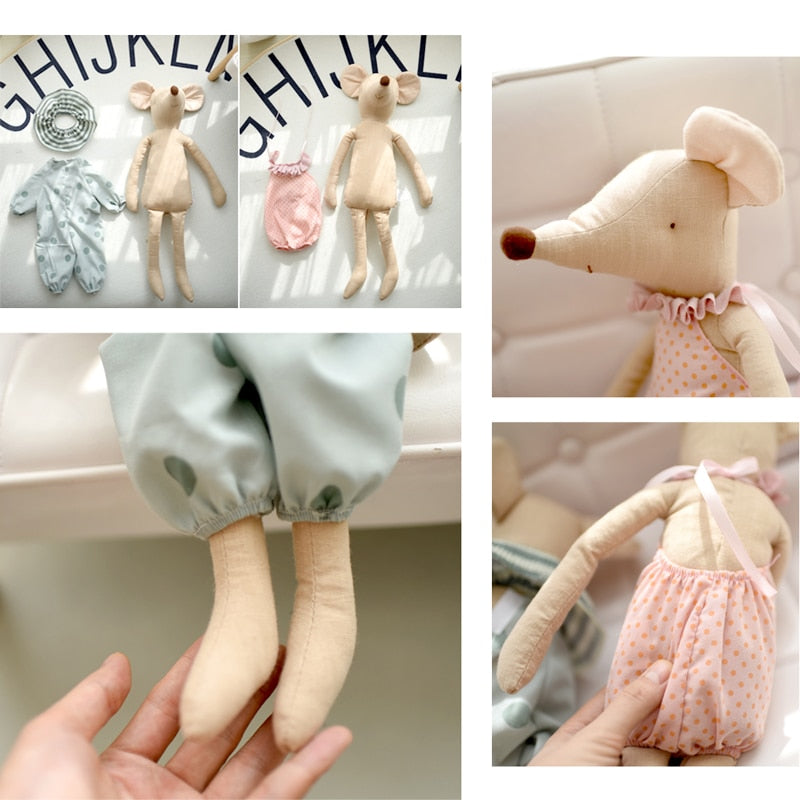 Ratinhos Lúdicos de Tecido - Criatividade Materna