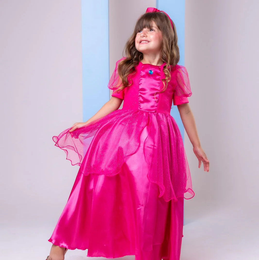 Fantasia Princesa Peach do Super Mario - Do nº 10 e 12