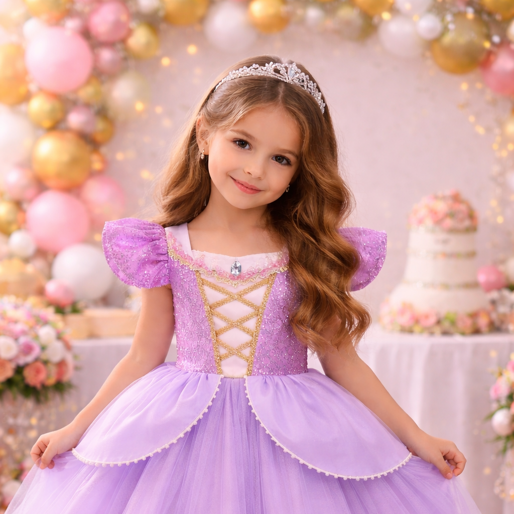 vestido rapunzel, vestido princesa infantil, vestido lilás, fantasia rapunzel, vestido de festa infantil, vestido princesa menina, vestido tutu infantil, vestido aniversário menina, vestido temático princesa, vestido luxo infantil, vestido tule lilás, vestido com brilho, fantasia princesa rapunzel, vestido rodado infantil, vestido elegante menina
