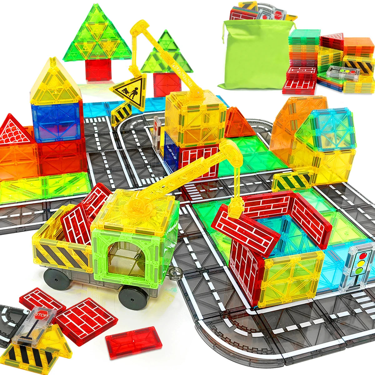 O Estrada Magnética - Conjunto de Blocos de Construção para Crianças oferece uma maneira divertida e educativa de construir e brincar. Com peças magnéticas de fácil encaixe, seu filho pode criar diversas formas de estrada enquanto desenvolve habilidades motoras e criativas.