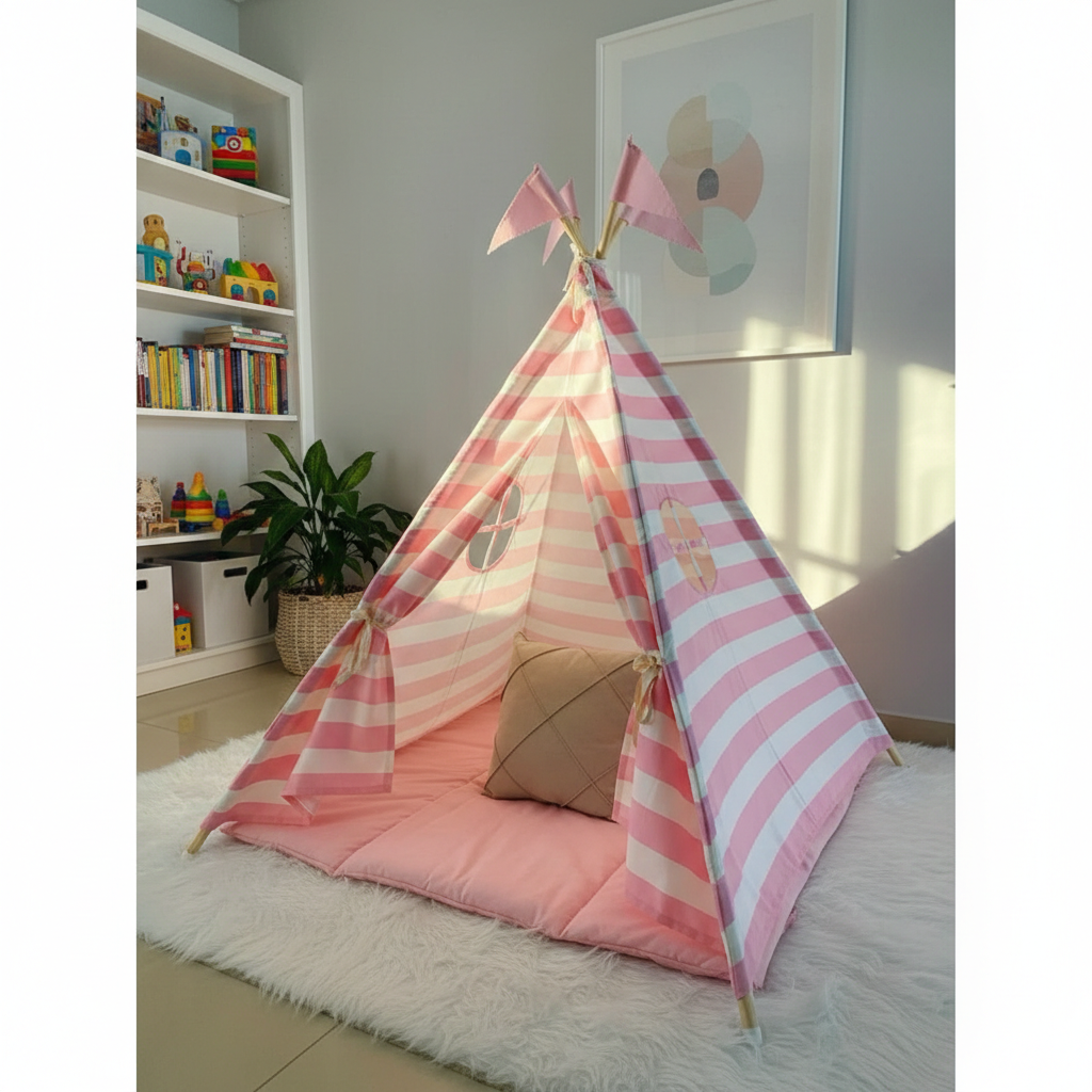 Tenda Tipi Infantil Dobrável Luxo