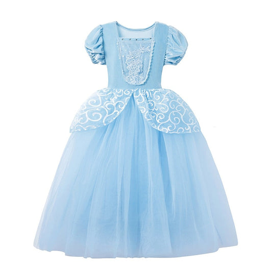 Vestido Fantasia Cinderela - Do nº 2 ao 10 - Criatividade Materna