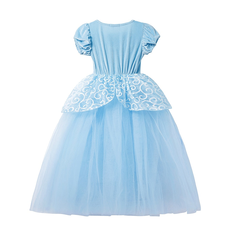 Vestido Fantasia Cinderela - Do nº 2 ao 10 - Criatividade Materna