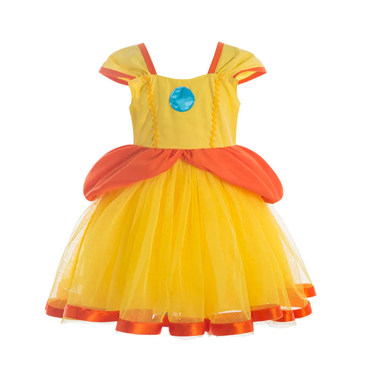 Vestido Princesa Daisy do Super Mario - Criatividade Materna