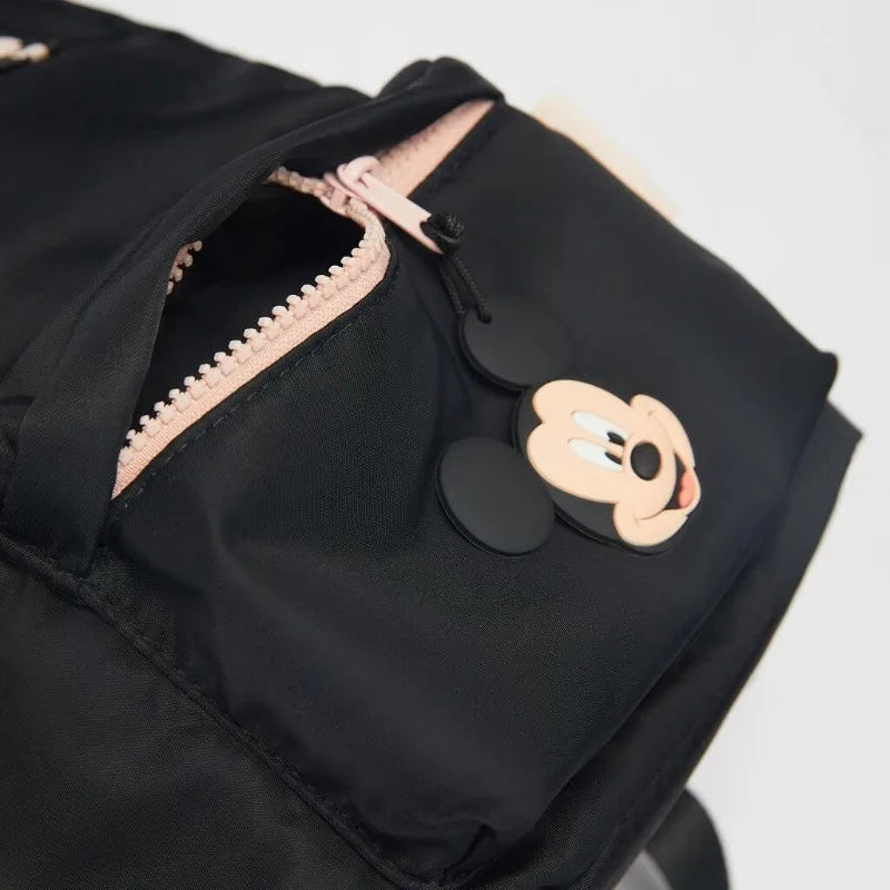 Mochila Infantil Mickey Preta tamanho 26 x19 - Criatividade Materna
