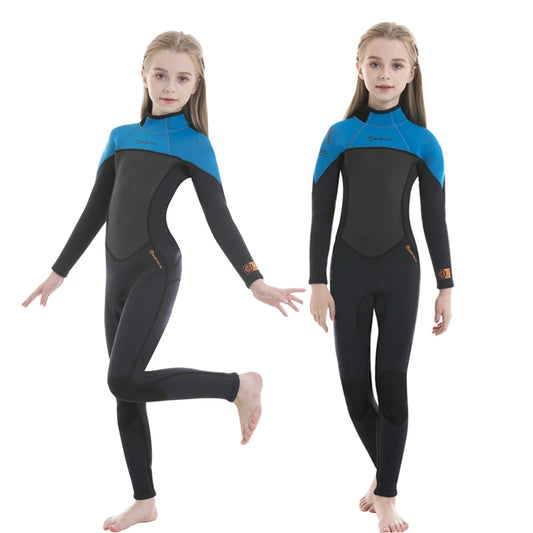 Macacão Infantil Aquatico Neopreme Longo para Meninas e Meninos do 06 ao 12 - Criatividade Materna