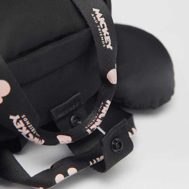 Mochila Infantil Mickey Preta tamanho 26 x19 - Criatividade Materna