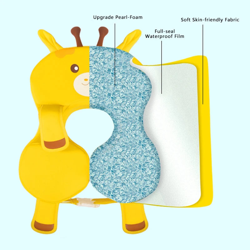 Flutuador Infantil para bebes de 3 meses a 3 anos - Criatividade Materna