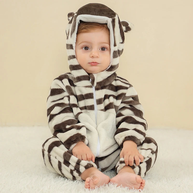 Macacão Infantil Zebra de 2 a 36 Meses - Criatividade Materna