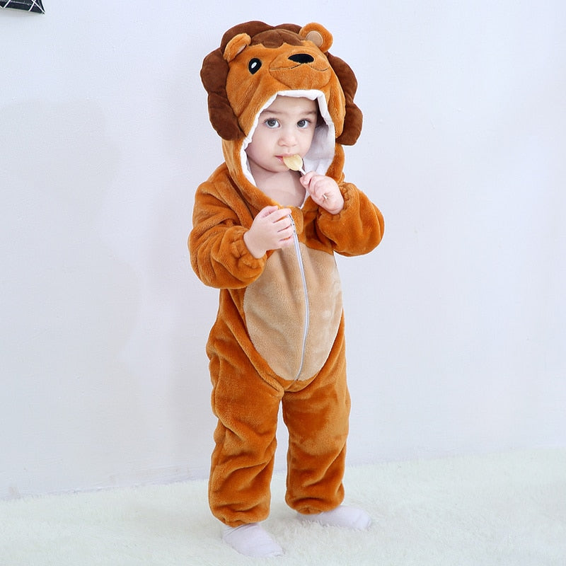 Pijama Macacão Infantil de Bichos - Criatividade Materna