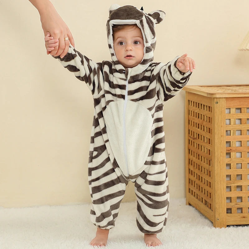 Macacão Infantil Zebra de 2 a 36 Meses - Criatividade Materna