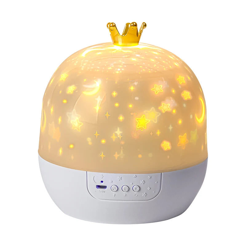 Magical Night Projector – Soothing Light with Stars for Kids' Room