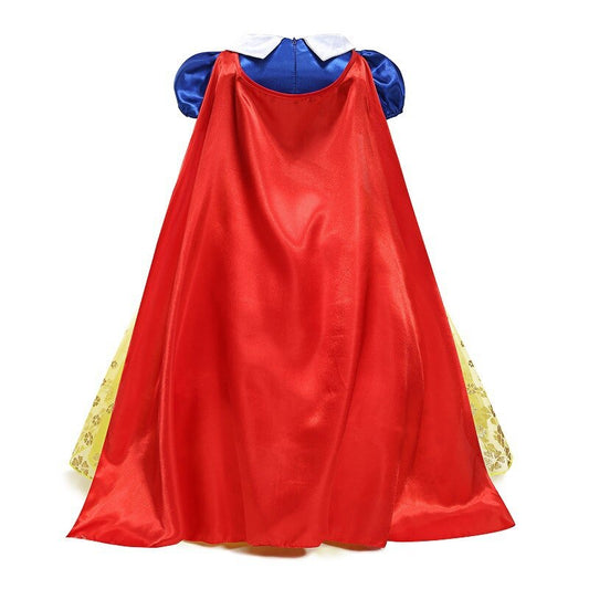Vestido Fantasia Branca de Neve Tamanho de 3 a 10 anos - Criatividade Materna