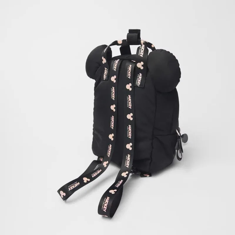 Mochila Infantil Mickey Preta tamanho 26 x19 - Criatividade Materna