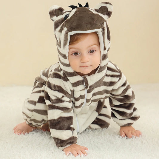 Macacão Infantil Zebra de 2 a 36 Meses - Criatividade Materna