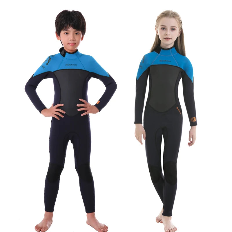 Macacão Infantil Aquatico Neopreme Longo para Meninas e Meninos do 06 ao 12 - Criatividade Materna