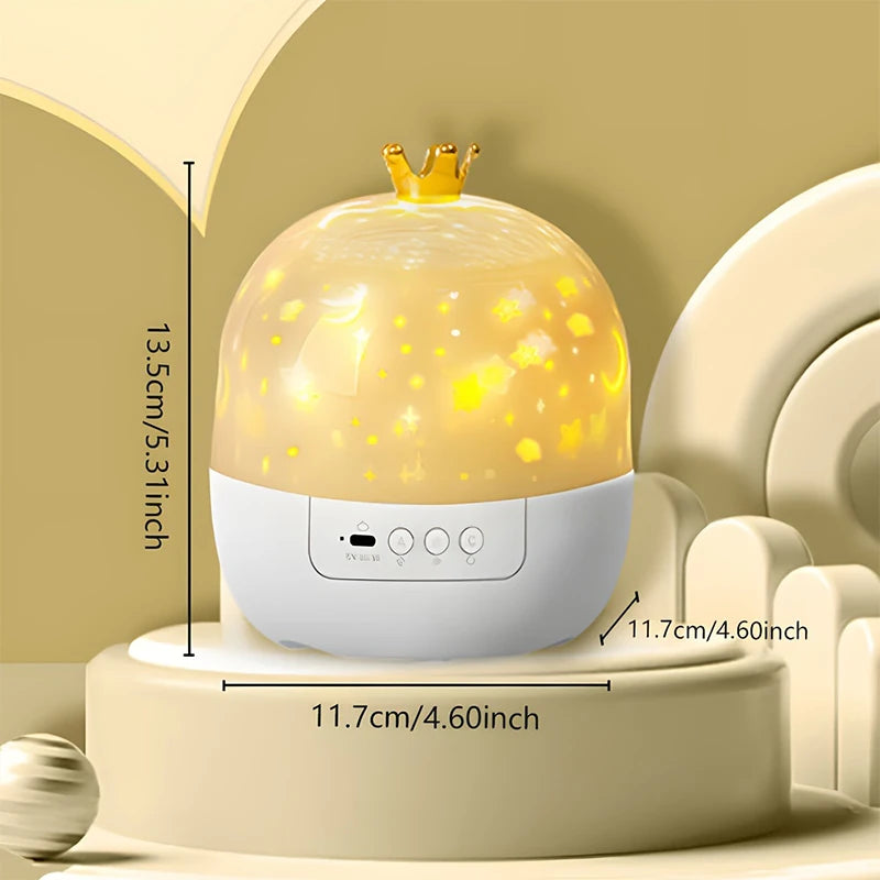 Magical Night Projector – Soothing Light with Stars for Kids' Room