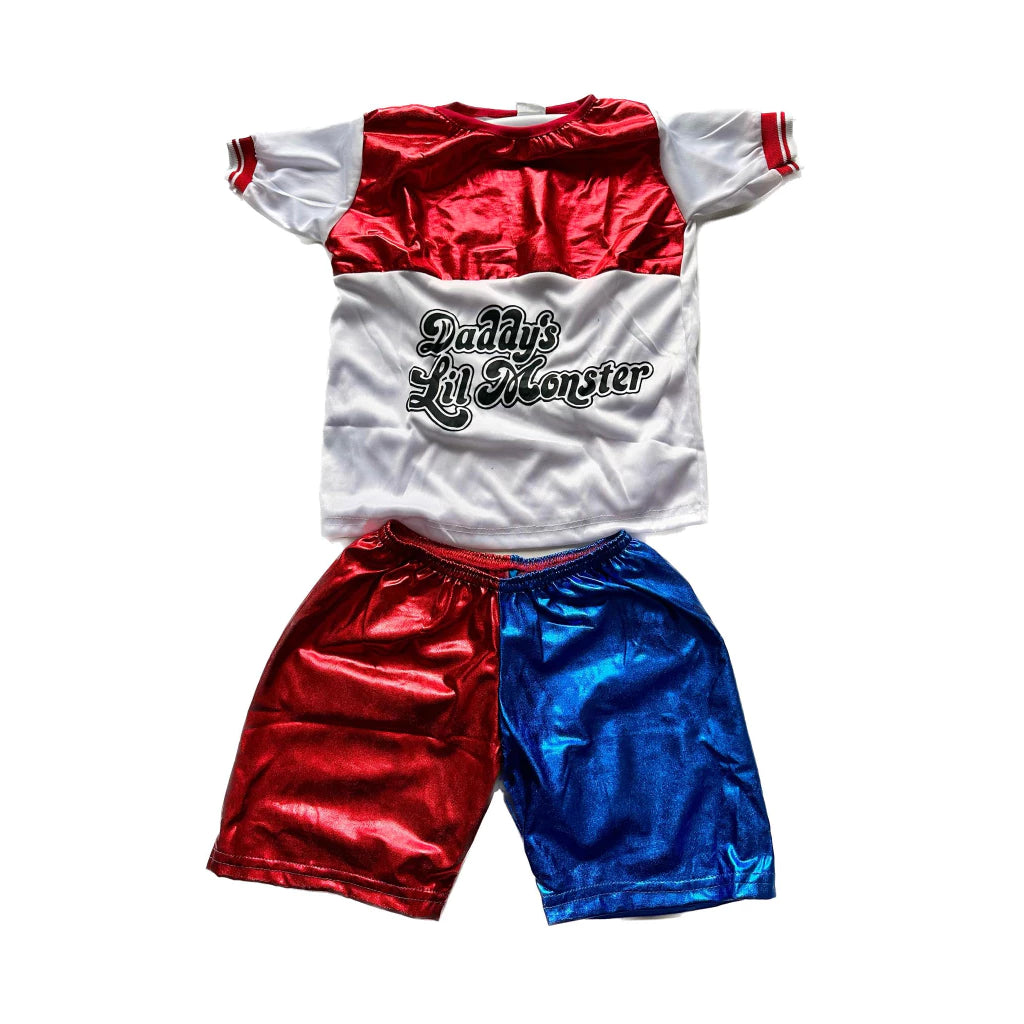 Fantasia Infantil Arlequina Tamanho do 2 ao 14