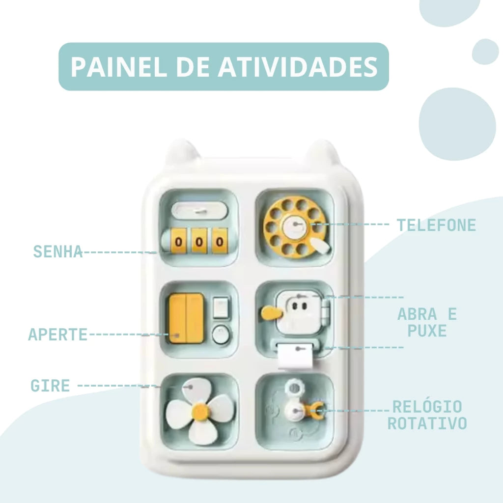 Montessori Interactive Sensory Board for Babies