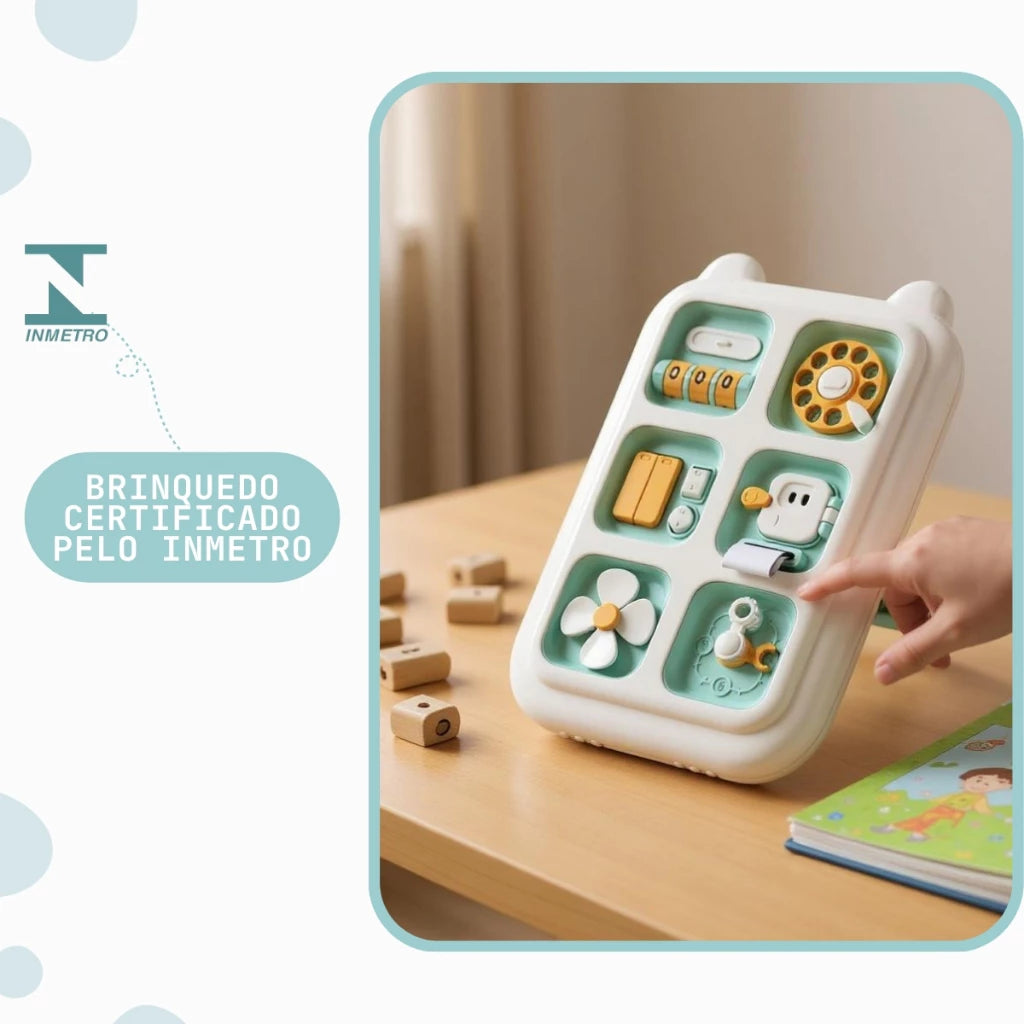 Montessori Interactive Sensory Board for Babies