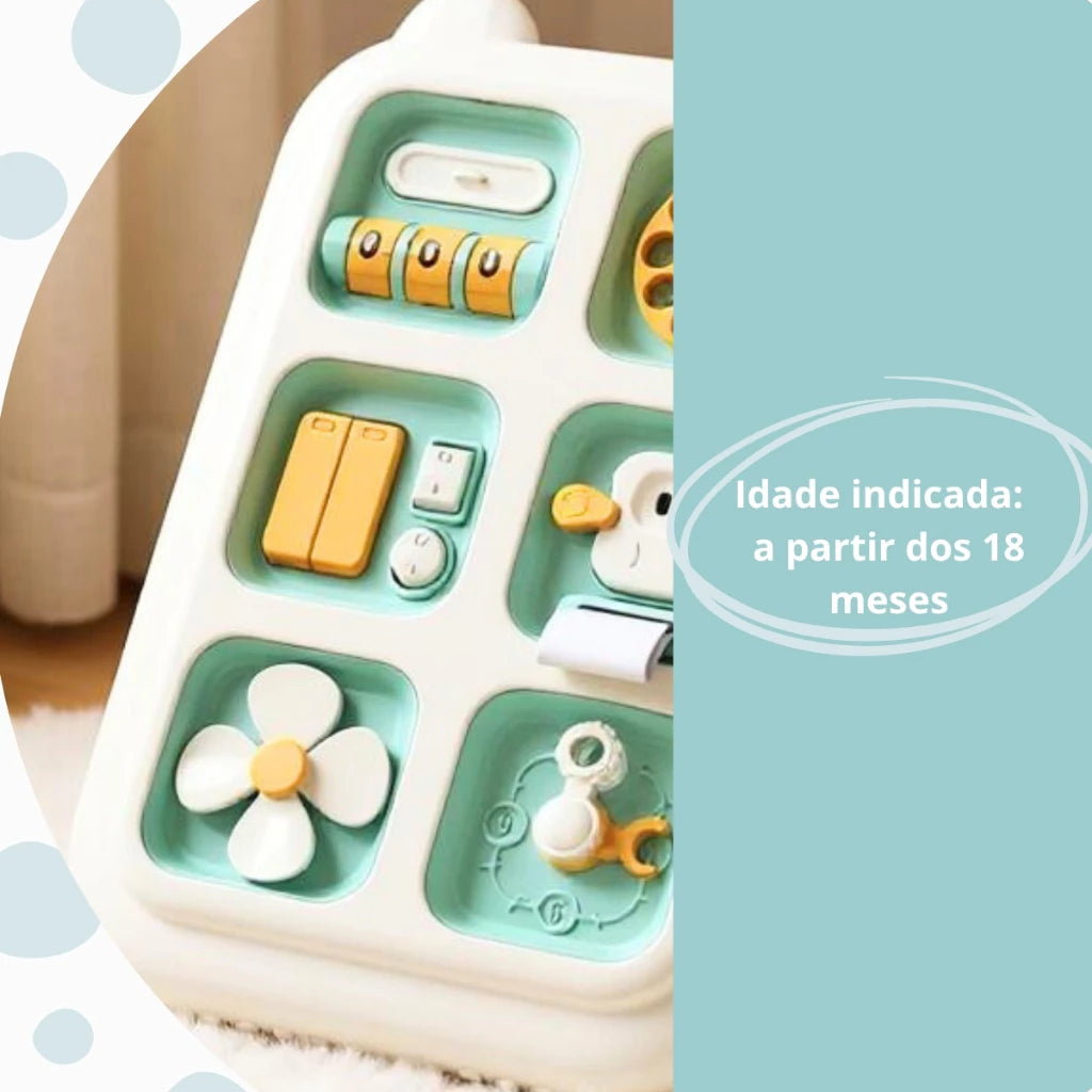 Montessori Interactive Sensory Board for Babies