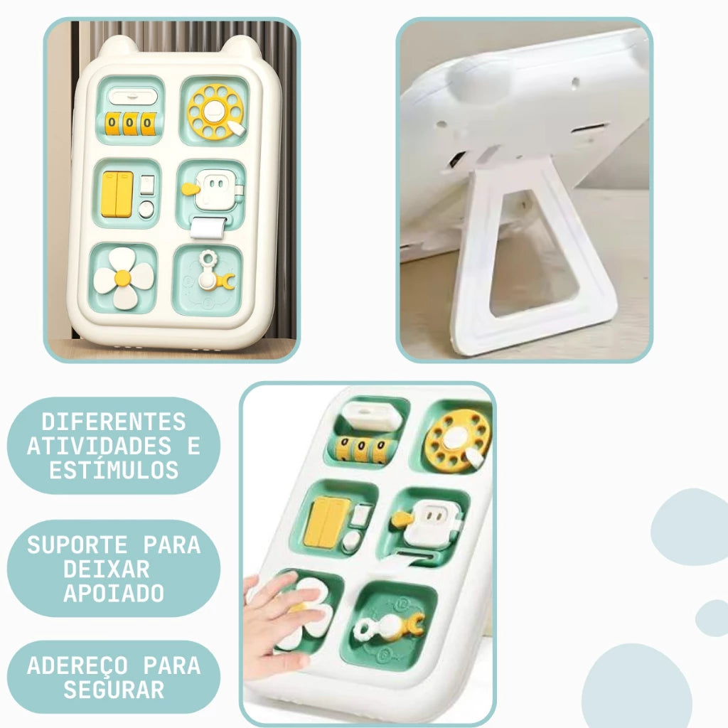 Montessori Interactive Sensory Board for Babies