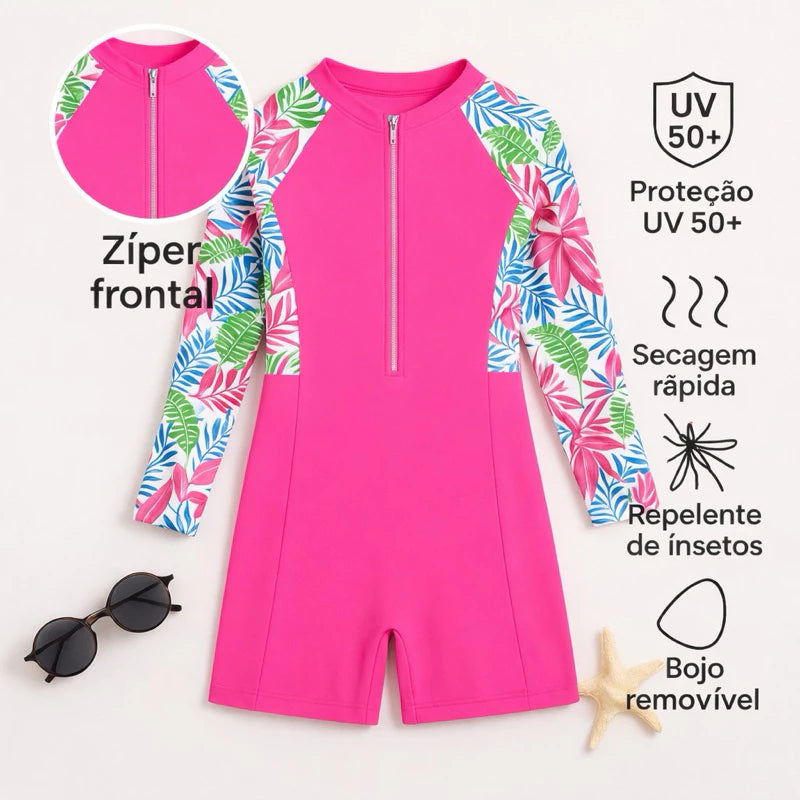 Macacão Infantil Aquático em Lycra Resistente