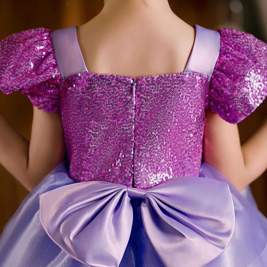 Luxury Rapunzel Dress for 2 to 10 year olds