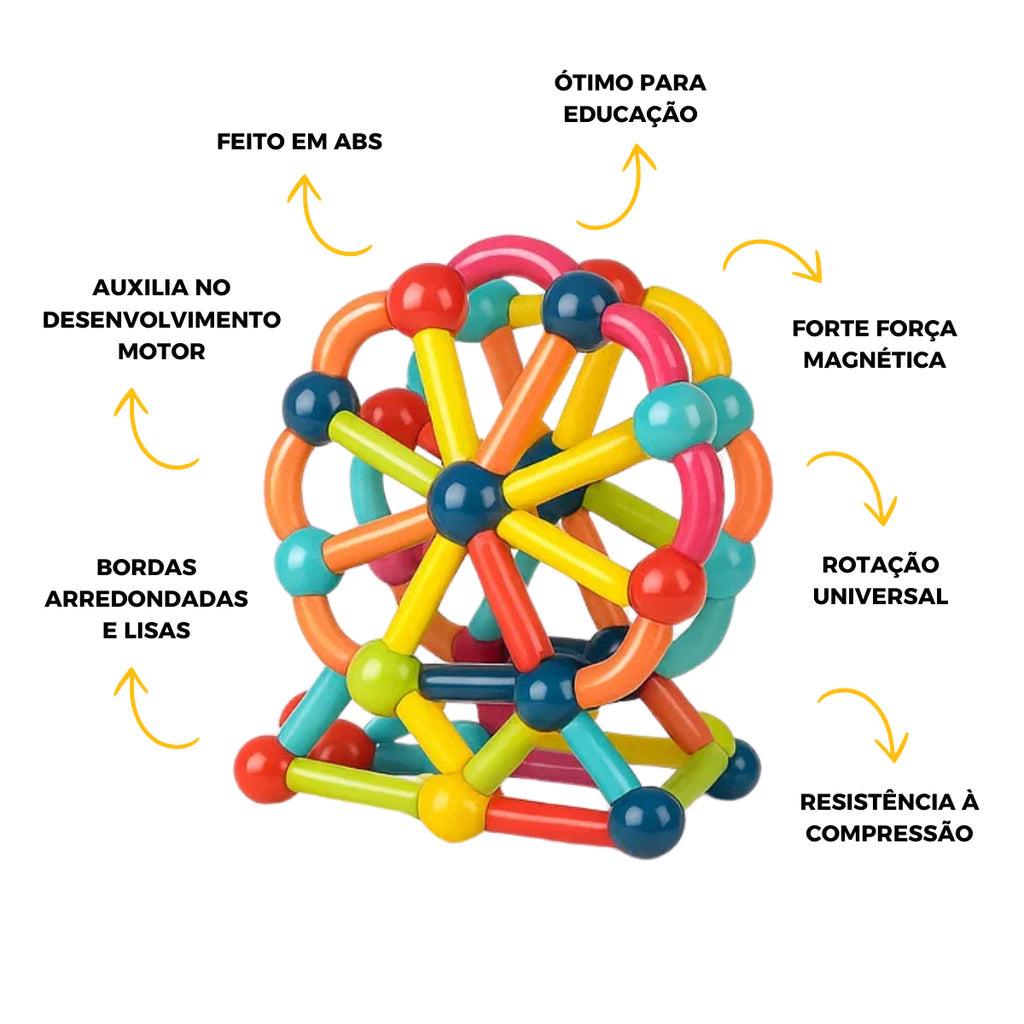 Magniblocks™ – Blocos Magnéticos Criativos