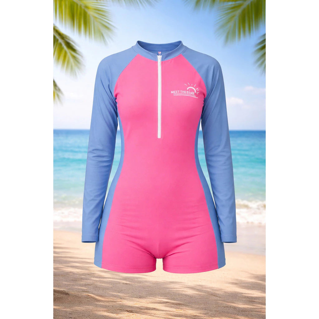 Macacão Juvenil Praia Proteção Uv50+ Menina Maiô