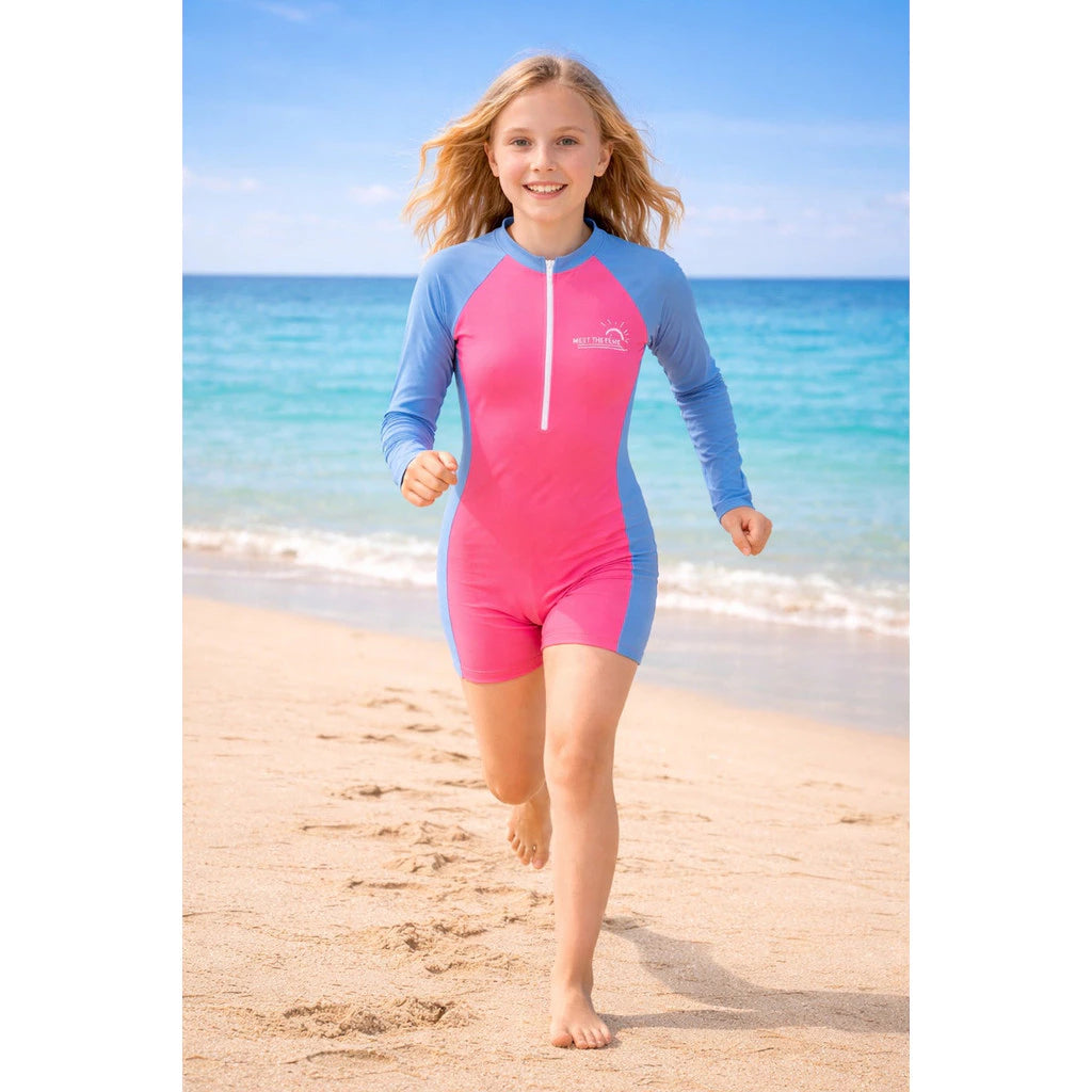 Macacão Juvenil Praia Proteção Uv50+ Menina Maiô