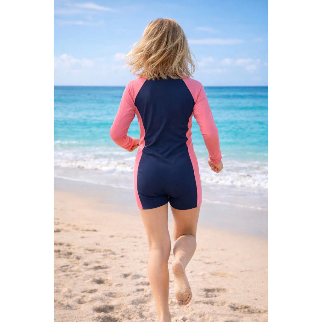 Macacão Juvenil Praia Proteção Uv50+ Menina Maiô