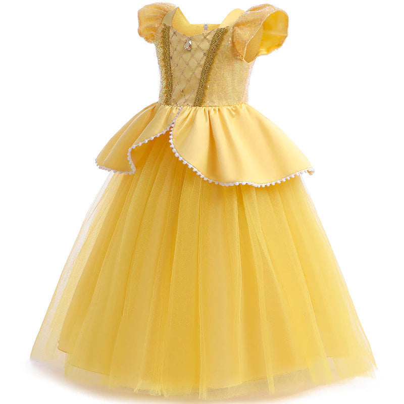 vestido bela e a fera, vestido princesa bela, fantasia bela infantil, vestido amarelo princesa, vestido belle infantil, vestido festa princesa bela, vestido luxo infantil amarelo, vestido rodado princesa, fantasia bela e a fera infantil, vestido dourado princesa, vestido baile princesa, vestido elegante menina, vestido tule amarelo, vestido aniversário princesa, vestido clássico princesa