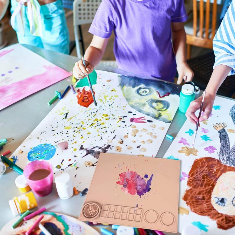 Tapete de Silicone para Atividades Infantil - Criatividade Materna